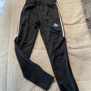 Dark grey adidas pants